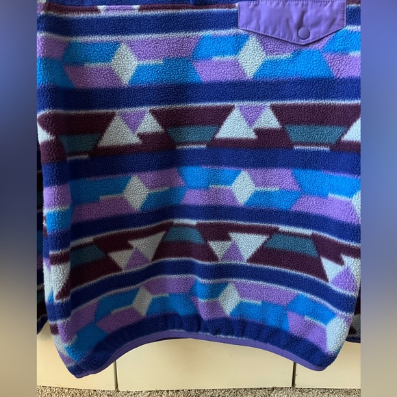 Patagonia Synchilla Women’s XS Snap-T Fleece Pullover in Tango Aztec Purple - Picture 3 of 12
